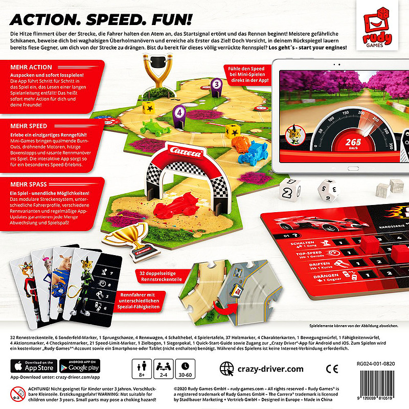 Crazy Driver powerd by Carrera Rueckseite