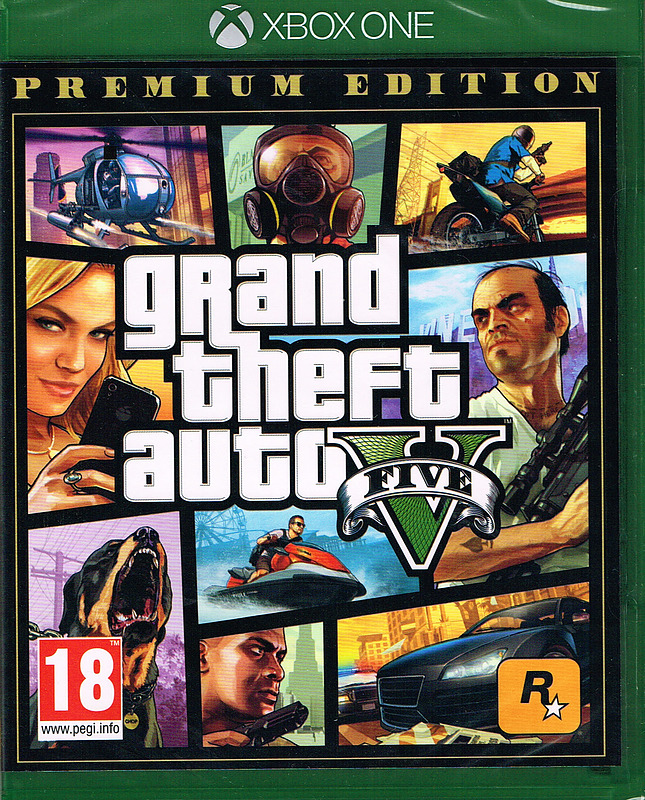 Grand Theft Auto V Premium Edition (AT-PEGI) Cover