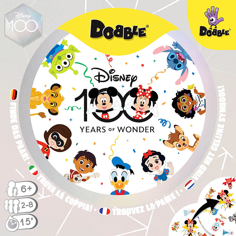 Dobble Disney 100 Cover