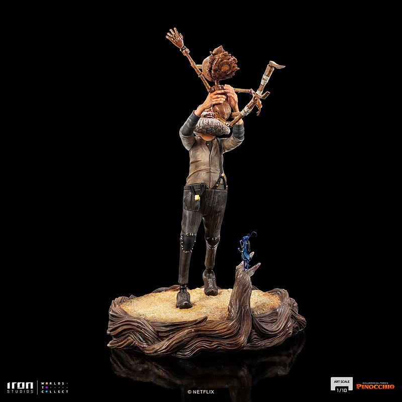 Pinocchio Art Scale Statue 1/10 Gepeto & Pinocchio Rueckseite