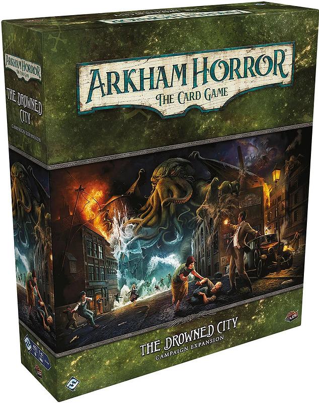 Arkham Horror: LCG - Die Versunkene Stadt Kamp. Cover
