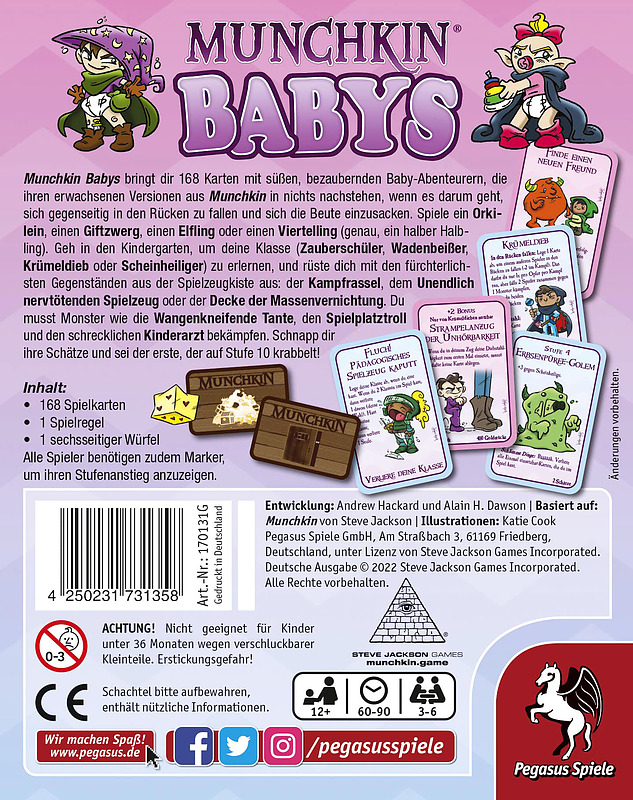Munchkin Babys Rueckseite