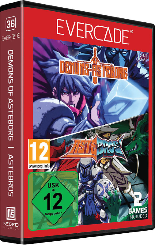 Blaze Evercade Demons of Asteborg / Astebros Cover