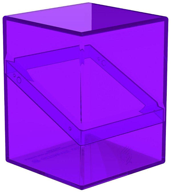 Ultimate Guard Deck Box 100+ - Clear Amethyst Cover