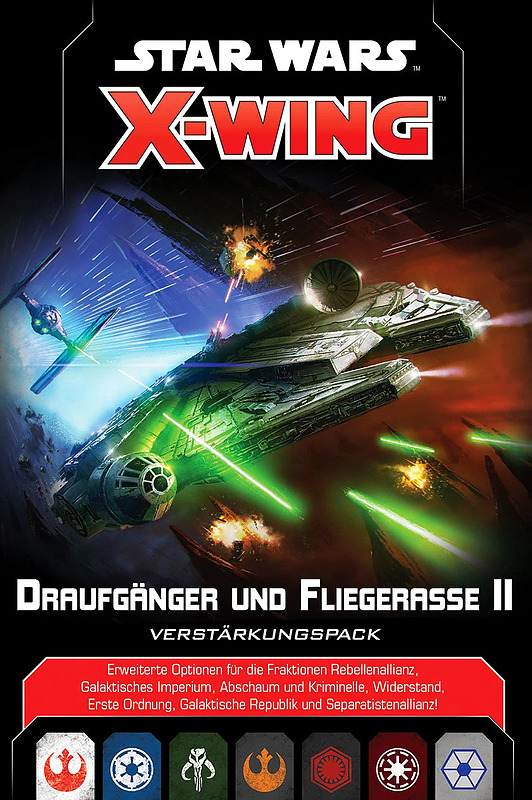 X-Wing 2 Ed. Draufgänger und Fliegerasse II Cover