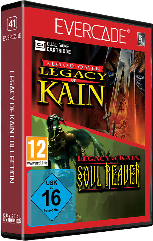 Blaze Evercade Legacy of Kain Cover Blaze Evercade Legacy of Kain Cover