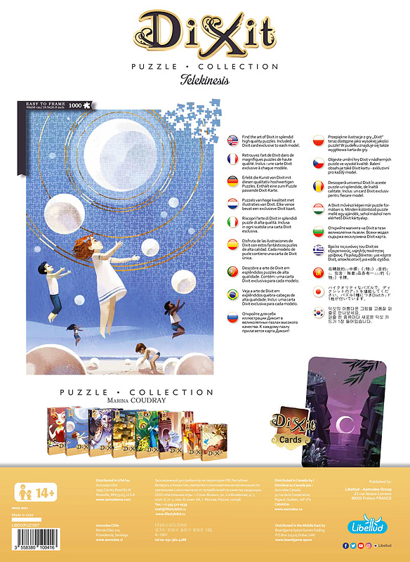 Dixit Puzzle-Collection: Telekinesis Rueckseite
