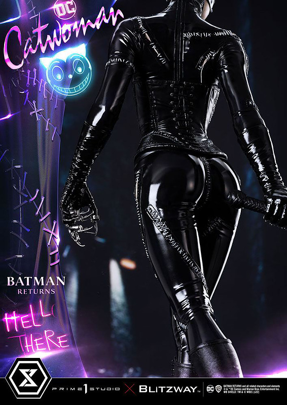 Batman Rückkehr Statue 1/3 Catwoman Bonus Version Rueckseite