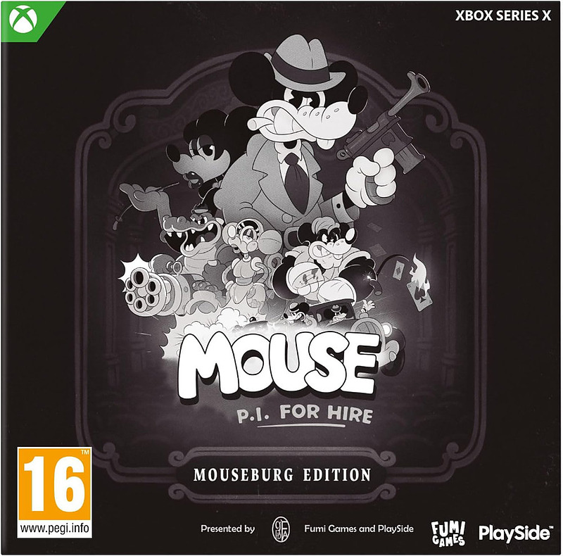 Mouse: P.I. for Hire Mouseburg Edition (PEGI) Cover