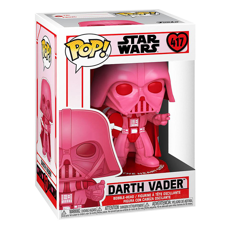 Star Wars POP! Vinyl Valentines Vader Rueckseite