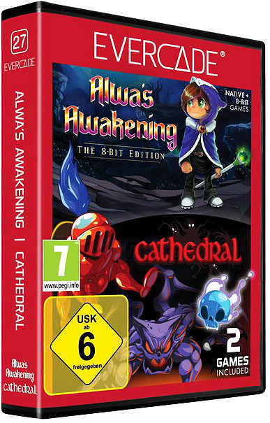 Blaze Evercade Alwa's/Cathedral Cartridge 27 Cover