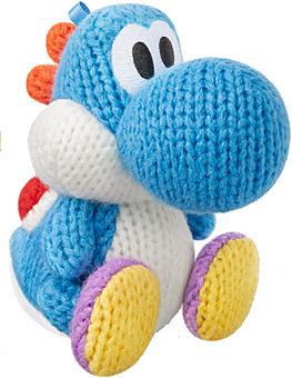 Nintendo Yarn Yoshi Blau amiibo Cover
