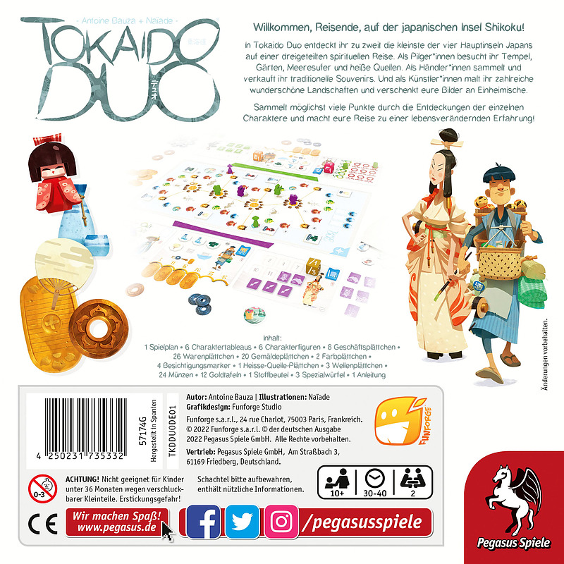 Tokaido Duo Rueckseite