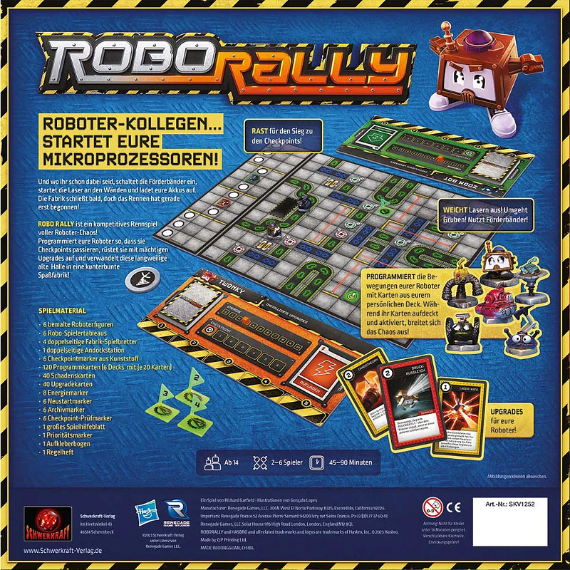 Robo Rally Rueckseite