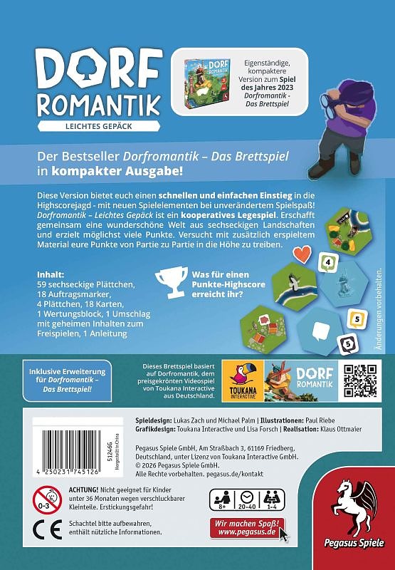 Dorfromantik - Leichtes Gepäck + Mini-Erweiterung Rueckseite