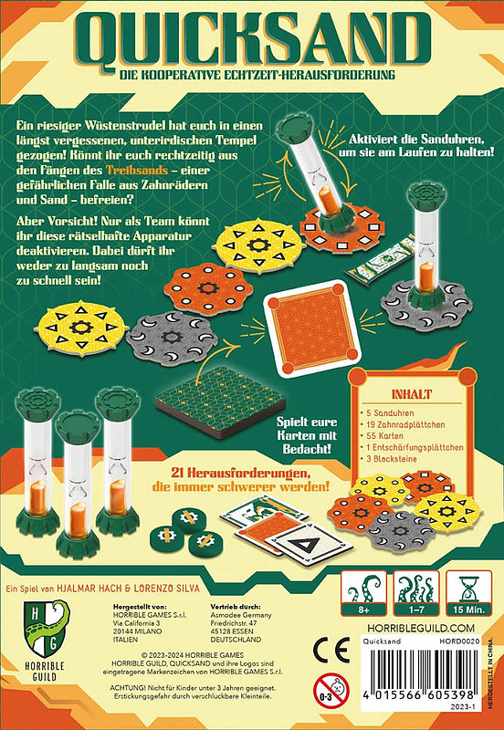 Quicksand Rueckseite