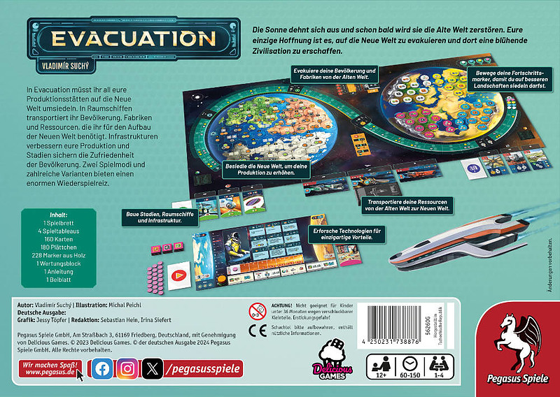Evacuation Rueckseite