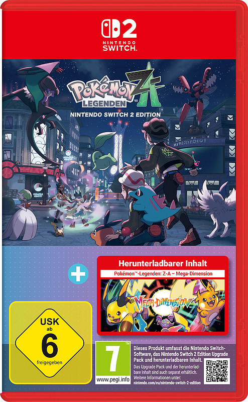 Pokémon Legenden: Z-A + Mega Dimension (AT-PEGI) Cover