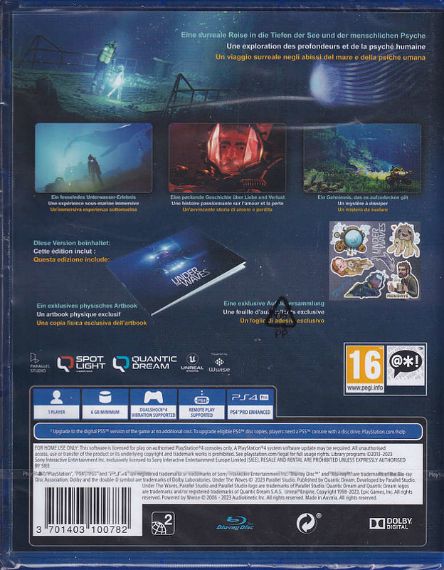 Under The Waves Deluxe Edition Rueckseite