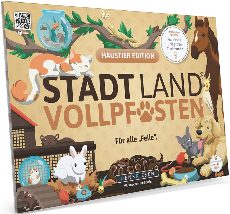 Stadt Land Vollpfosten - Haustier Edition Cover