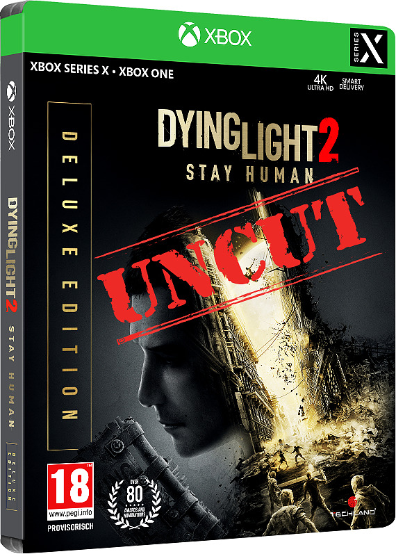 Dying Light 2 - Stay Human DELUXE + 20 Boni (AT) Steelbook + Story DLC 1 + Digitale Inhalte Cover