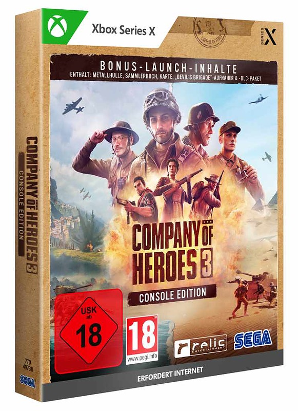 Company of Heroes 3 Launch Edition + 5 Boni Cover