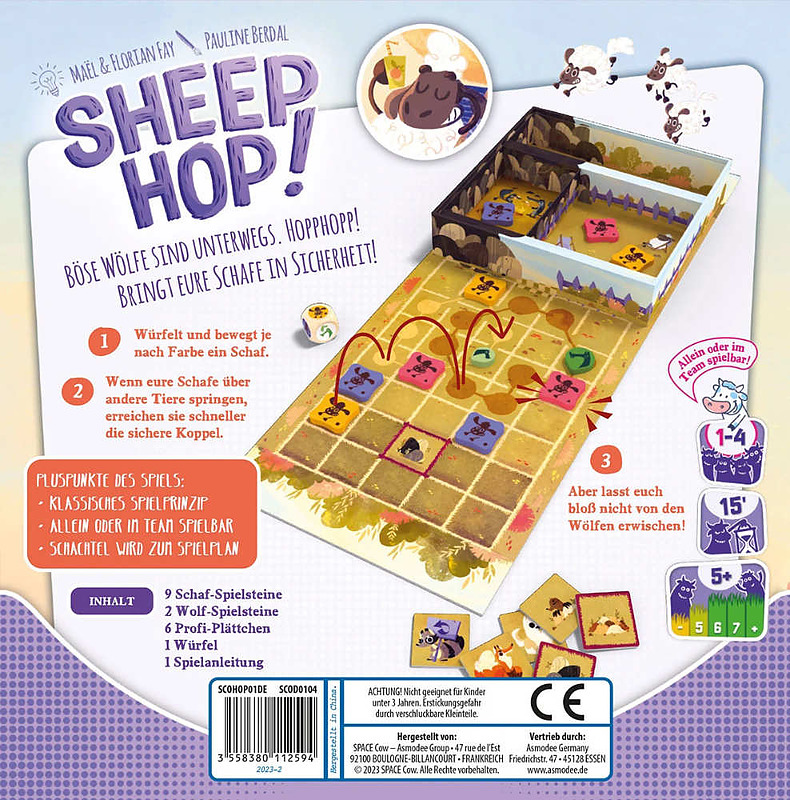 Sheep Hop! Rueckseite
