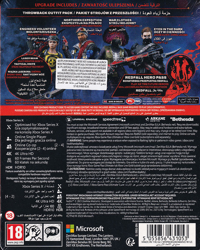 Redfall Bite Back Upgrade Series (PEGI) Rueckseite