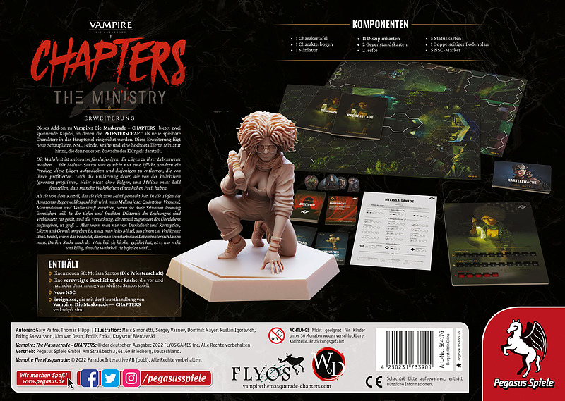 Vampire: The Masquerade - Chapters Ministry Rueckseite