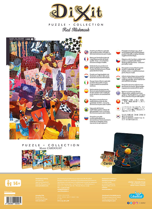 Dixit Puzzle-Collection: Red MishMash Rueckseite