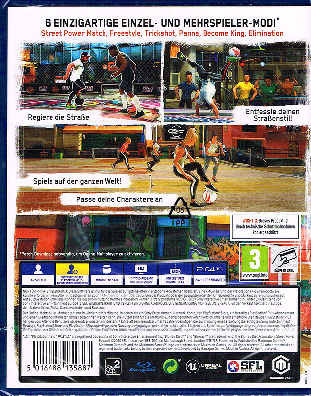 Street Power Football Rueckseite