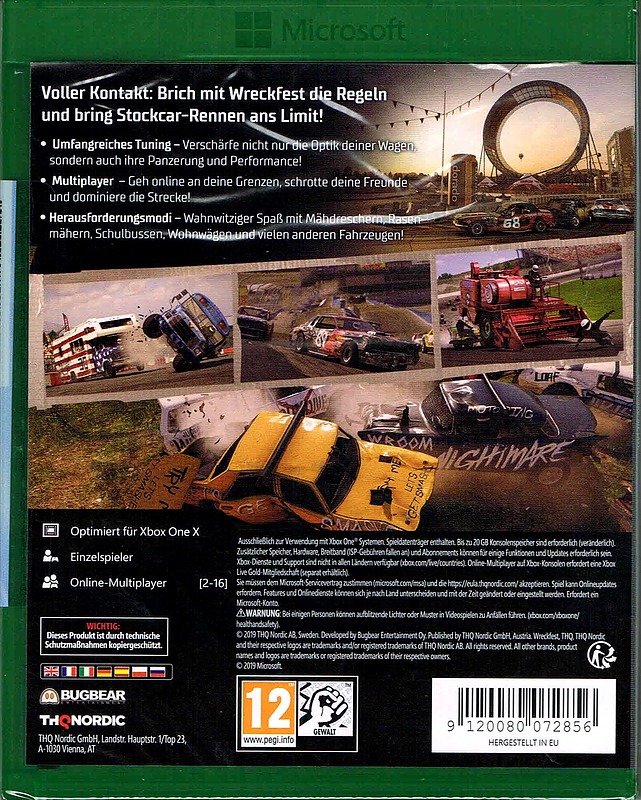 Wreckfest Rueckseite