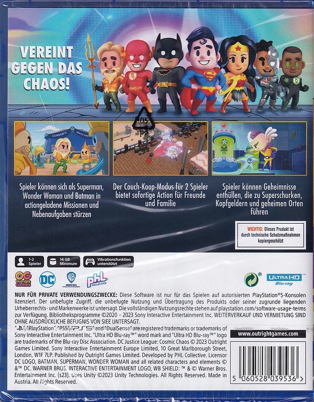 DC Justice League Kosmisches Chaos Cover