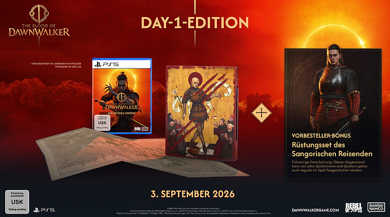 The Blood of Dawnwalker Day 1 Steelbook Edition Rueckseite