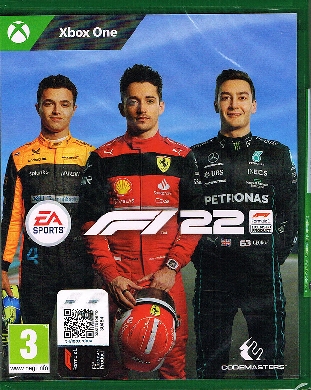 F1 2022 (AT-PEGI) Cover