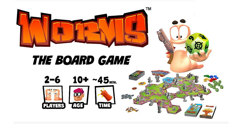 Worms: The Board Game (Englisch) Cover