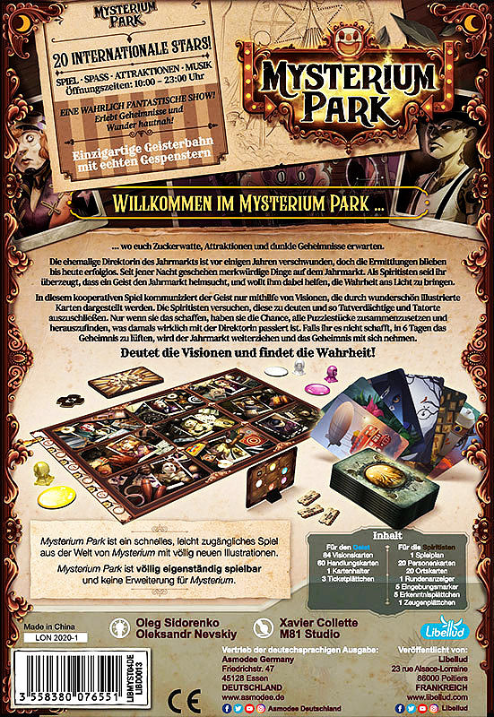 Mysterium Park Rueckseite