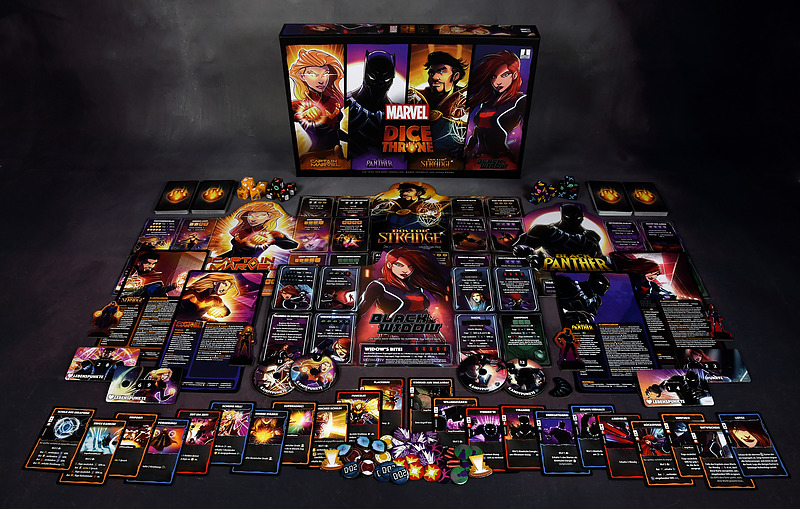 Dice Throne: Marvel Box 2 Rueckseite Dice Throne: Marvel Box 2 Rueckseite