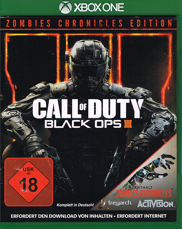 Call of Duty Black Ops 3 + Zombie Chronicles Cover