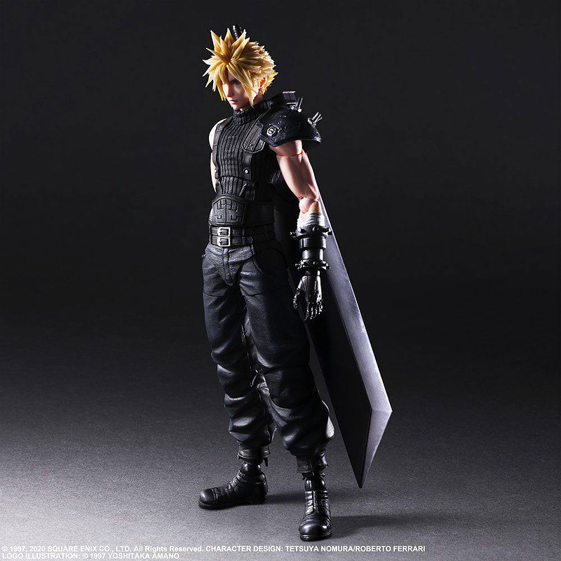 Final Fantasy VII Remake Play Arts Kai Cloud Rueckseite