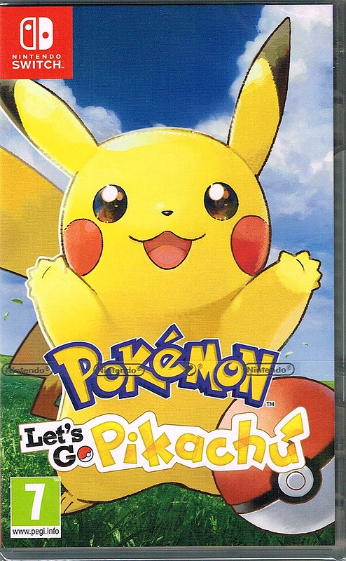Pokémon: Let's Go, Pikachu! (PEGI) Cover