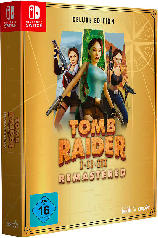 Tomb Raider 1-3 Remastered Collection Deluxe Ed. Cover
