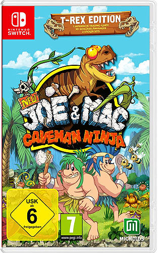 New Joe & Mac: Caveman Ninja T-Rex Edition Cover
