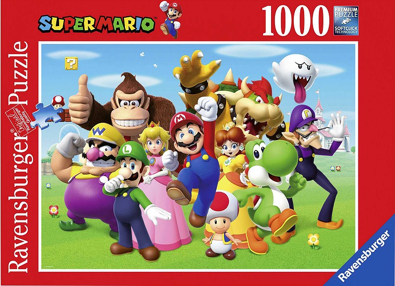 Super Mario Puzzle 1000pc Cover