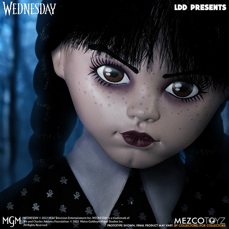 Wednesday Living Dead Dolls Puppe Wednesday Addams Rueckseite
