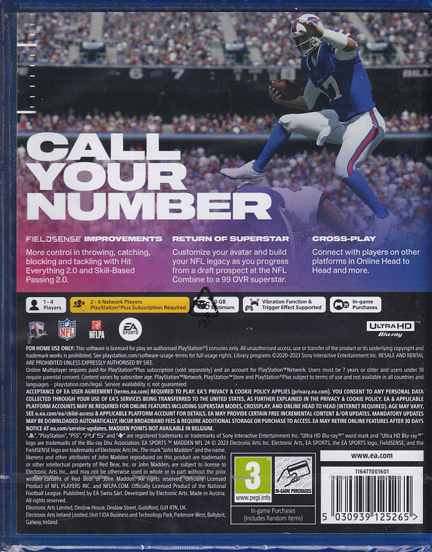 Madden NFL 24 (AT-PEGI) Rueckseite
