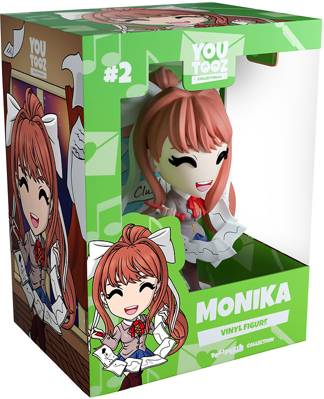 Doki Doki Literature Club! Vinyl Figur Monika Rueckseite