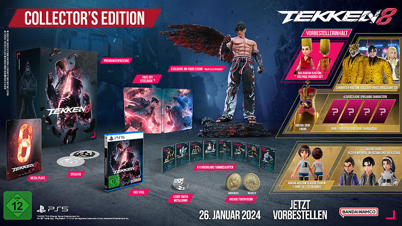Tekken 8 Collectors Edition Rueckseite