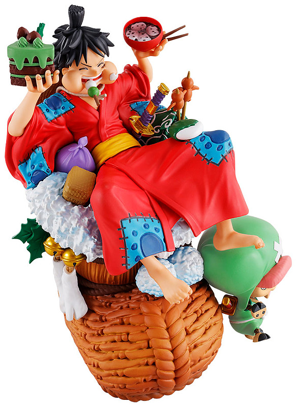 One Piece Petitrama DX PVC Mini-Statue Logbox Re Rueckseite