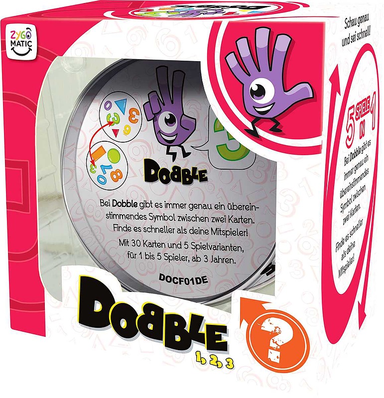 Dobble 1, 2, 3 Rueckseite